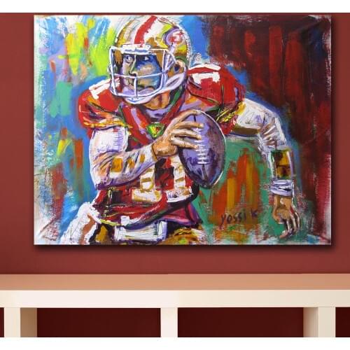 Fashion American football-sport art Canvas Painting For Living Room Home Decoration Oil Painting Wall Art Picture No Frame
