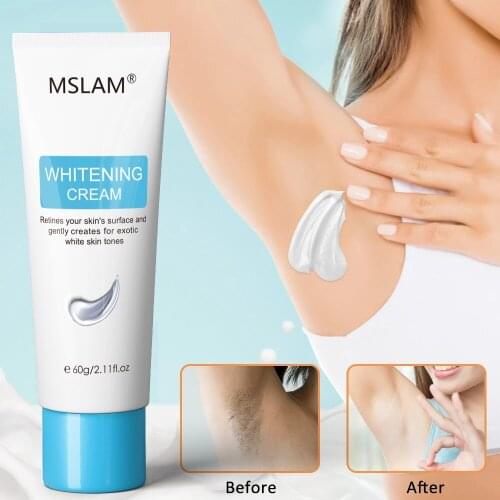 MSLAM Summer Women Vaginal Lips Private Part Pink Underarm Strong Whitening Cream For Dark Skin Body Care 60g