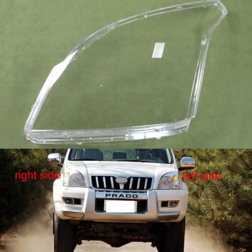 Headlamps Transparent Lampshades Shell Masks Headlight Shell Cover Lens for Toyota Prado 400 2003 2004 2005 2006 2007 2008 2009