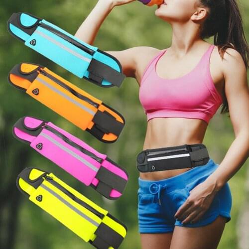2021 New Portable Outdoor Running Waist Bag Pocket Jogging Multifunctional Waterproof Sports Pouch Anti-theft Pack Belt Bags