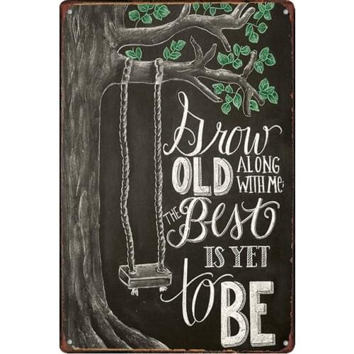 Design Tin Metal Signs Wall Art|Thick Tinplate Print Poster Wall Decoration for Kitchen