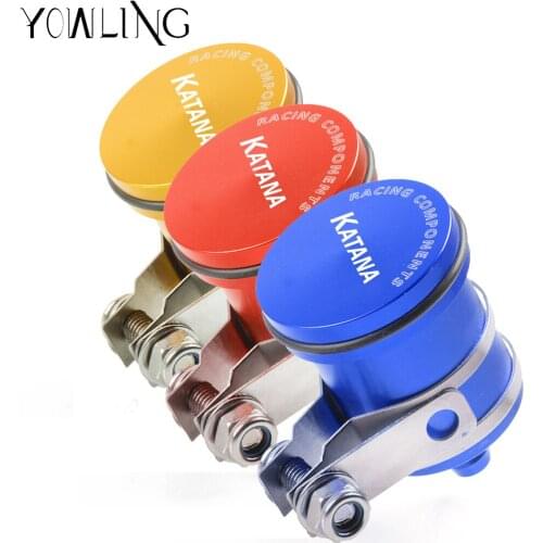 Motorcycle Brake Fluid Reservoir Clutch Cylinder Tank Oil Fluid Cup for Suzuki GSX 600F 750F Katana 600 750 F GSX600F GSX750F