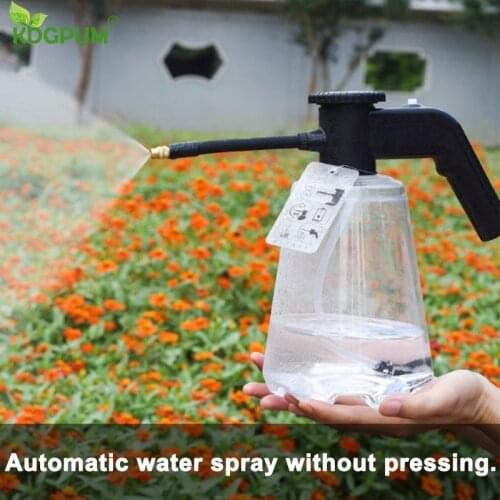 2L Garden Electric Sprayer Pressure Sprayer Nozzle Jardin High Pressure Spray Bottle Water Gun Gardening Watering Can Water Pot