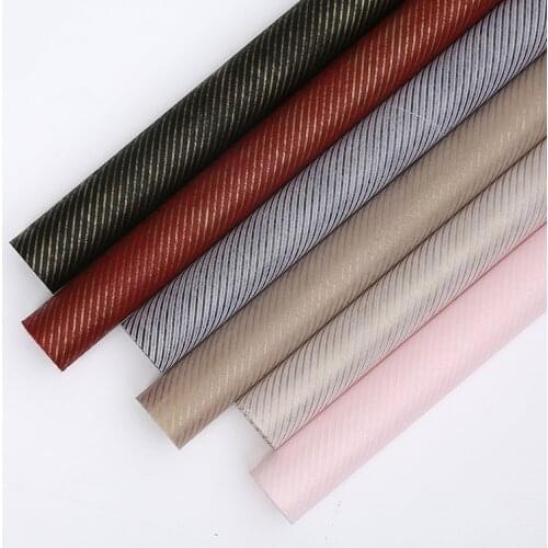 20pcs/lot Stripe Flower Wrapping Paper Waterproof Florist Bouquet Packaging Material 60x60cm