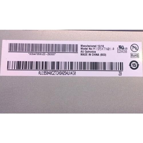 19.5 Inch LCD Dispaly Panel M195XTN01.0 M195XVN01.0 screen