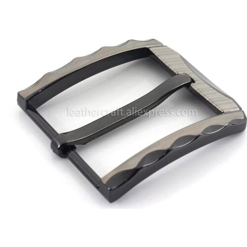 1pcs 40mm Metal Tri Glide Belt Buckle Middle Center Bar Mens Single Pin Buckle Leather Belt BridleHalter Harness Adjustment