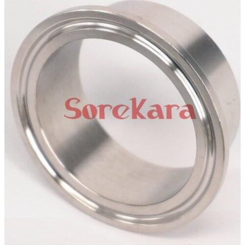 19/25/32/38mm Tube O/D x 1.5" Tri Clamp Weld Ferrule 304 Stainless Steel Sanitary Pipe Connector Fitting Brew
