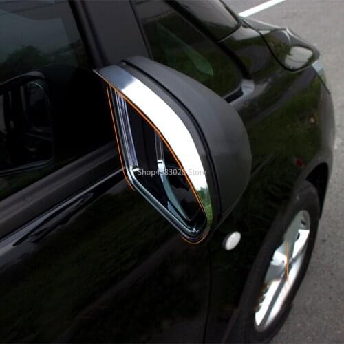 ABS Chrome Outer Side Door Mirror Sun Rain Guard Cover Frame Trim For Mercedes-Benz Vito 2014-2018 2pcs ABS matte accessories