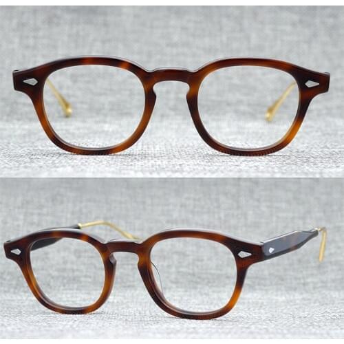 Acetate Vintage Square Glasses Frame Men Women Polarized Clip on Sunglasses Optical Prescrption Eyeglasses Frames Eyewear Oculos