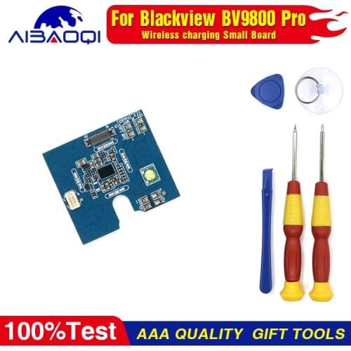 Wireless Charging Small Board + Batter Cover For 6.3 Inch Blackview BV9800 Pro Mobile Phone Perfect Replacement Parts
