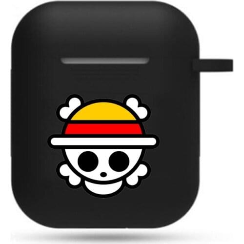 Hot Japan anime One Piece Earphone case Protective Headset Cover boy girls Bluetooth Airpods Earphone Case Headphone Case