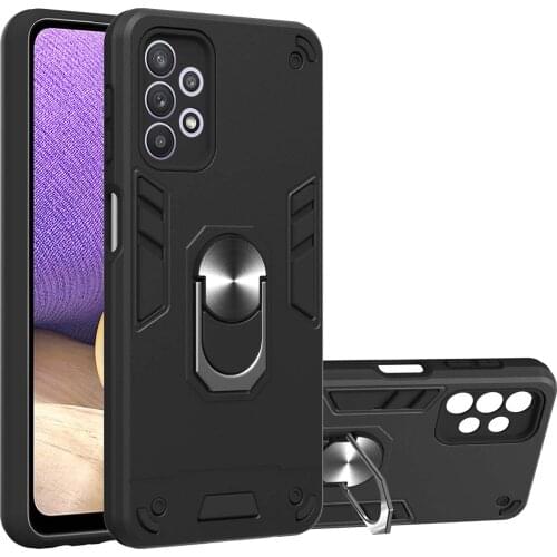 Ring Holder Phone Case Cover for Galaxy S21 FE S20 Ultra Note 20 10 Plus A82 A12 A03S A52 A72 A32 A21S A50 A51 A71 A70 A11 Armor