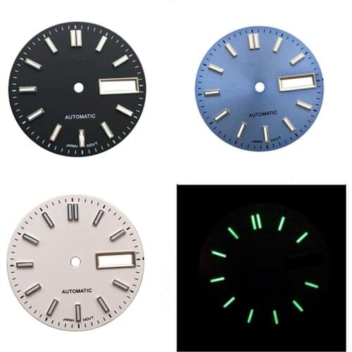 Substitute SKX Modified 28.5mm Super C3 Luminous Abalone Watch Dial Fit NH36 Movement