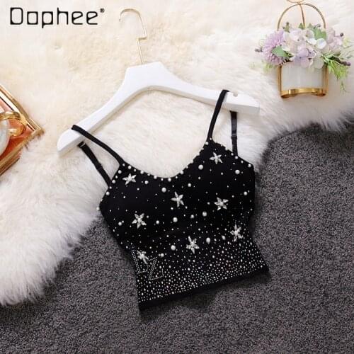 Dophee Women's Cropped Tank Tops