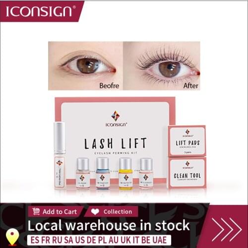 Dropshipping Lash Lift Kit Makeupbemine Eyelash Perming ICONSIGN Calia Perm Set Can Do Your Logo And Ship By Fast Shippment
