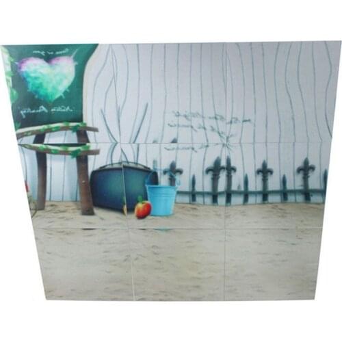 0.2 * 15 * 15cm pet square mirror wall sticker for home decoration