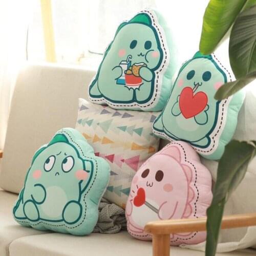 38CM Plush Toy Dinosaur Doll Soft Dinosaur Pillow Plush Cloth Doll Cute Baby Sleeping Comfort Toy Pillow Children Birthday Gift