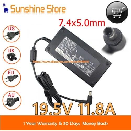 Original ADP-230DB A12-230P1A AC Adapter 19.5V 11.8A For ASUS G750JH G752v G750JZ P170 Msi Ge63vr MS-17C5 PH517-51 Gaming Laptop