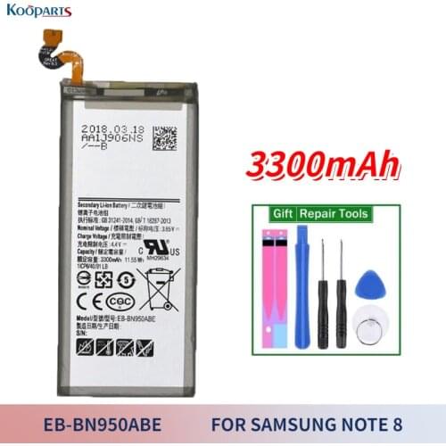 Original Replacement Battery For Samsung GALAXY Note 8 N950 N9500 N9508 SM-N950F EB-BN950ABE with free tools