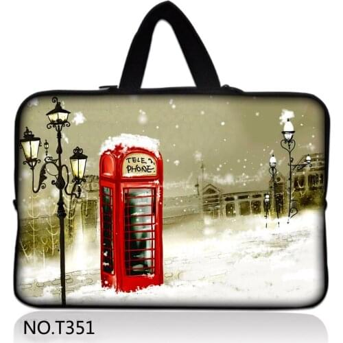 Telephone booth Laptop sleeve for Macbook air 13 case laptop bag for macbook air 13 /macbook pro 13 Laptop case 14 Notebook