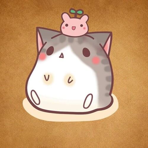 Lovely Fat Cats Kids Clothes Patches Stickers Iron-on Heat Transfers DIY Decoration Appliqued Parches for Baby Tops Dress