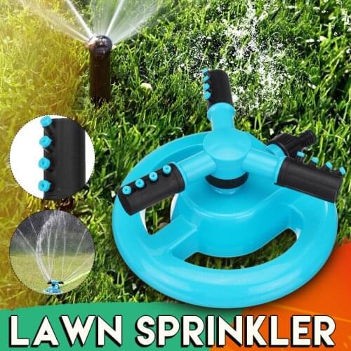Rotating Water Sprinkler Automatic Garden Water Lawn Watering Grass Yard Care