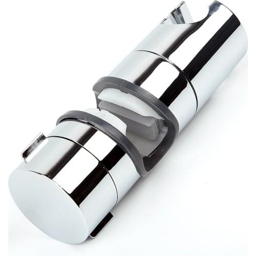 1Pc Replace Chrome-Plated Shower Head Rail Slider Bracket Universal Adjustable Bracket Home Bathroom Accessories