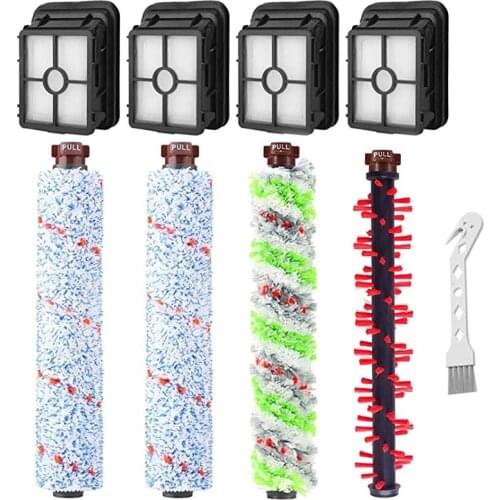 1868 Roller Brush & 1866 Hepa Filter for Bissell Crosswave 1785 Series 17132 Robot Vacuum Cleaner Spare Parts 1608683