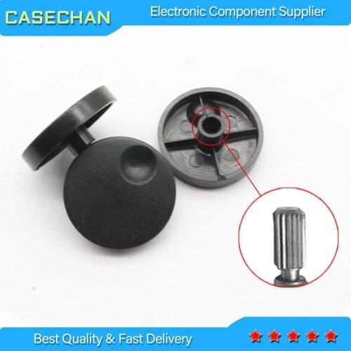 3pcs Axle shaft potentiometer knob cap / audio volume sound adjustment switch rotating cap / inner hole 6mm knob