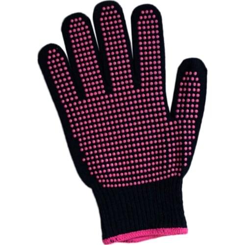 300 Centigrade Heat Resistant BBQ Gloves Cotton Silicone Non-Slip Hair Styling