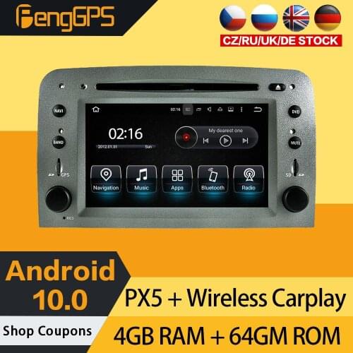 Android 10.0 Car Stereo For Alfa Romeo 147 GT Radio Multimedia Touchscreen GPS Navigation Headunit DVD Player Carplay MirrorLink