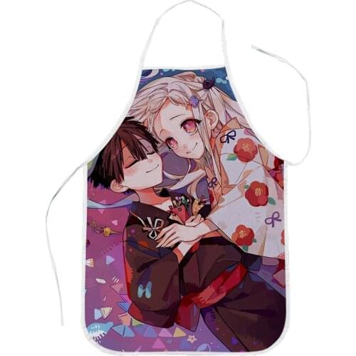 CLOOCL Anime Toilet Bound Hanako kun 3D Printed Kitchen Aprons for Women Bibs Household Cleaning Pinafore Home Cooking Apron