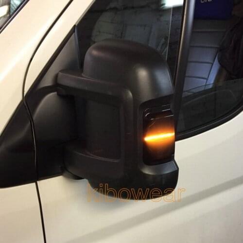 For Peugeot Boxer For Citroen Jumper RELAY For Fiat Ducato LED Dynamic Turn Signal Mirror Light Blinker For RAM PROMASTER Truck