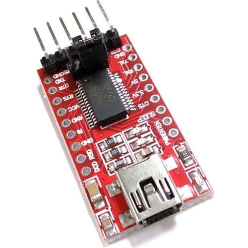 Ftdi ft232 usb uart ttl 3.3v 5v serial adapter for plc mcu cpu flash module download cable module