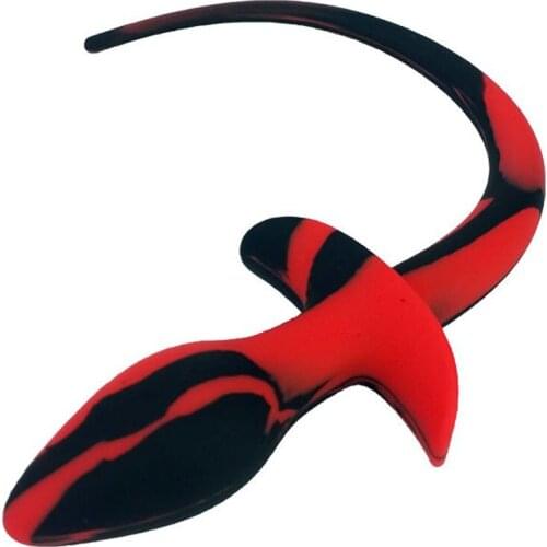 GaGu Silicone Anal Dilator G Spot Dog Tail Plug Butt Plug Adult Sex Products Anal Plug Tail Sex Toys For Woman Men Gay Buttplug