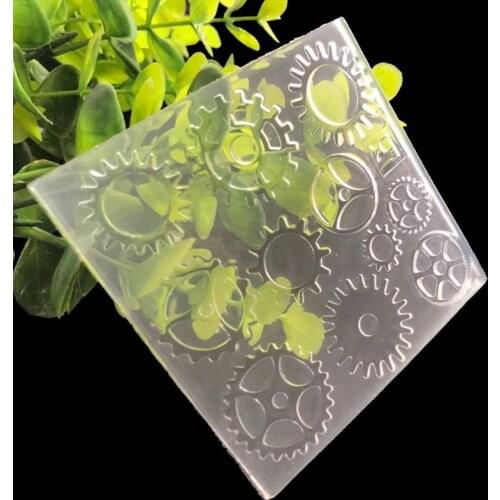 Retro DIY Gear Wheel Pendant Silicone Mold UV Resin Mold Jewelry Tools Art Craft X7XB