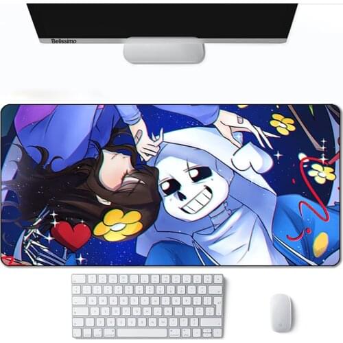 Undertale sans frisk Mouse pad tapis de souris 900X400 large gaming accessories mousepad extension gaming keyboard mouse mat