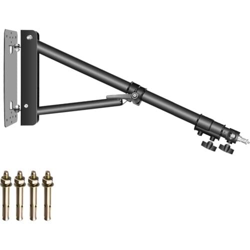 Neewer Wall Mounting Triangle Boom Arm for Ring Light, Monolight, Softbox, Reflector, Umbrella, and Photography Strobe Light