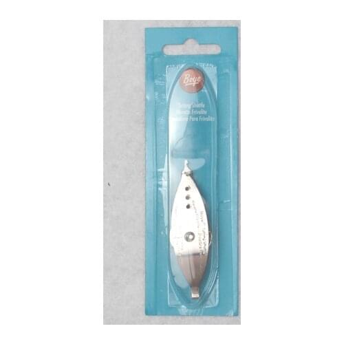 Metal Tatting Shuttle With Crochet Hook for Weaving lace handmade tools Accessories 1 order=1pc length=7.5cm