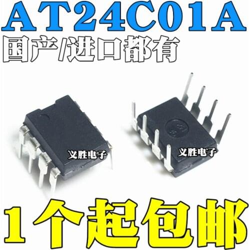 NEW 24C01N AT24C01 AT24C01A AT24C01AN 24C01A DIP8 Memory block/serial EEPROM 8 feet, encapsulation dip8