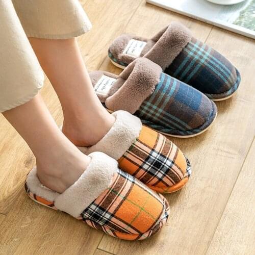 Women Fluffy Slippers Plush Men Couples Home Anti-Slip Warm House Indoor Floor Shoes Ladies Girls Faux Fur Slides Zapatillas
