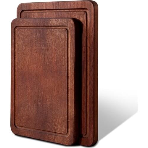 Ebony Wood Cutting Board,Kitchen Chopping Board,22mm Thick Cutting Board For Steak Fruit Vegetable Kitchen Accessories