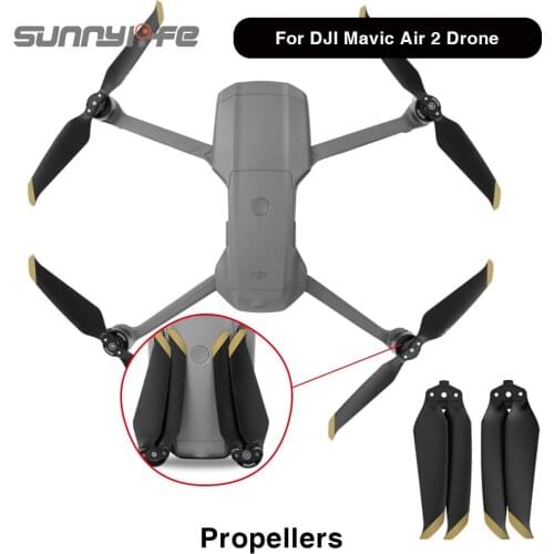 2PCS/Pack Sunnylife 7238F Propeller For DJI Mavic Air 2 Noise Reduction Quiet Quick Release Blades Props Drone Accessories