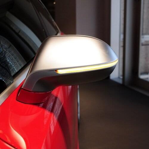 2 pcs LED Water Flowing Turn Single Light Rear View Dynamic Sequential MIRROR Turn Signal Light For Audi A7 S7 RS7 4G8 2010-2016