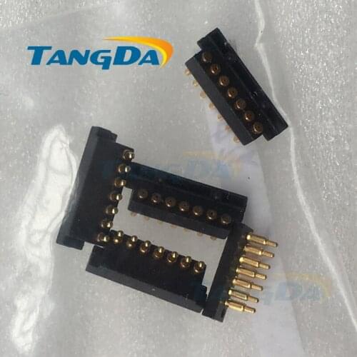 Tangda pogo pin connector Gold-plated 7p antenna thimble Free Shipping 7pin A
