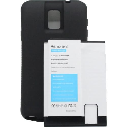 Wubatec 1x EB-BN910BBE 10000mAh Note4 NFC Extended Battery for Samsung Galaxy Note 4 N910F N910V N910P N910T N910C +TPU Case