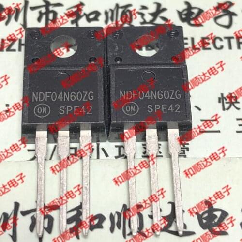 10pcs / lot NDF04N60ZG new stock TO-220F 600V 4A