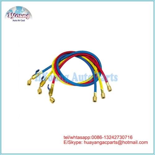 Free shipping ,72'' R12 R22 R134a R502 404A Car Automotive A/C 1/4'' SAE Refrigerant Charging Hose