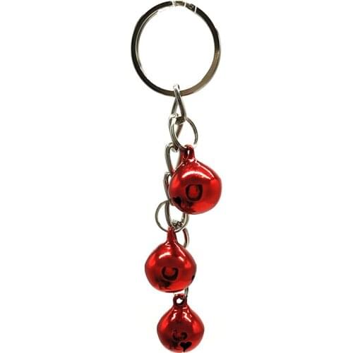 Metal Bells Bag Charm Cute Keychain Key Ring Lovely Llavero Alloy Car Key Chain Key Fob Pendant Jewelry Bag Accessories