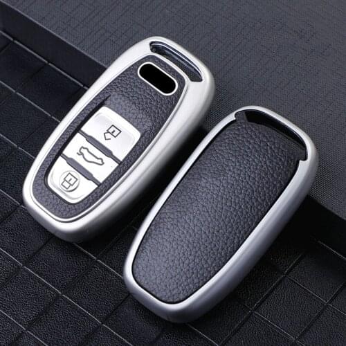 TPU Case Cover Car Key Shell For Audi A1 A3 A4 A5 A6 A7 A8 Quattro Q3 Q5 Q7 SQ5 2009 2010 2011 2012 2013 2014 2015 Cover
